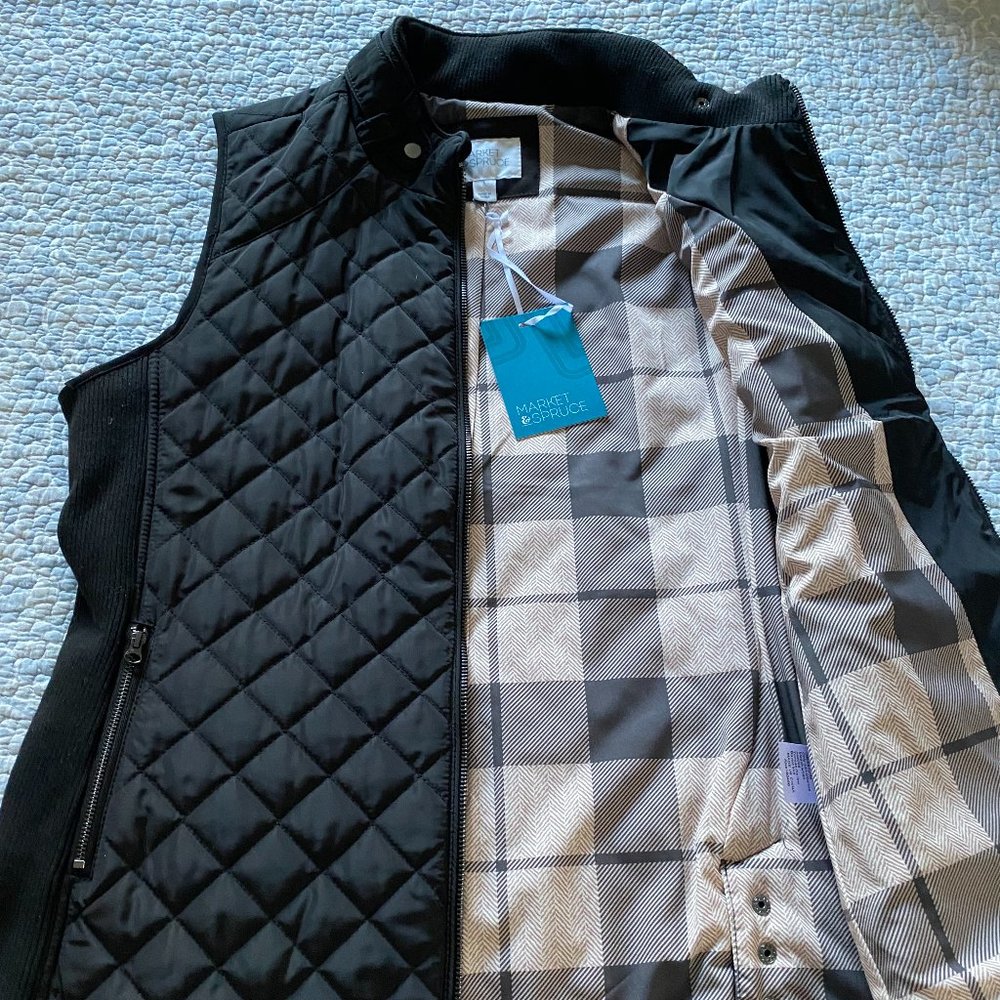 Market & Spruce Dulcie Quilted Puffer Vest